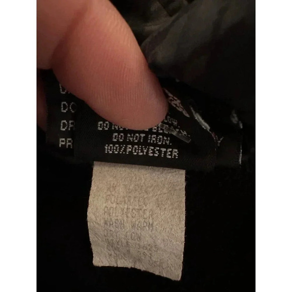 Roche Men's Black 100% Polyester Long Sleeve Quarter Zip Jacket Size Large - Picture 4 of 9